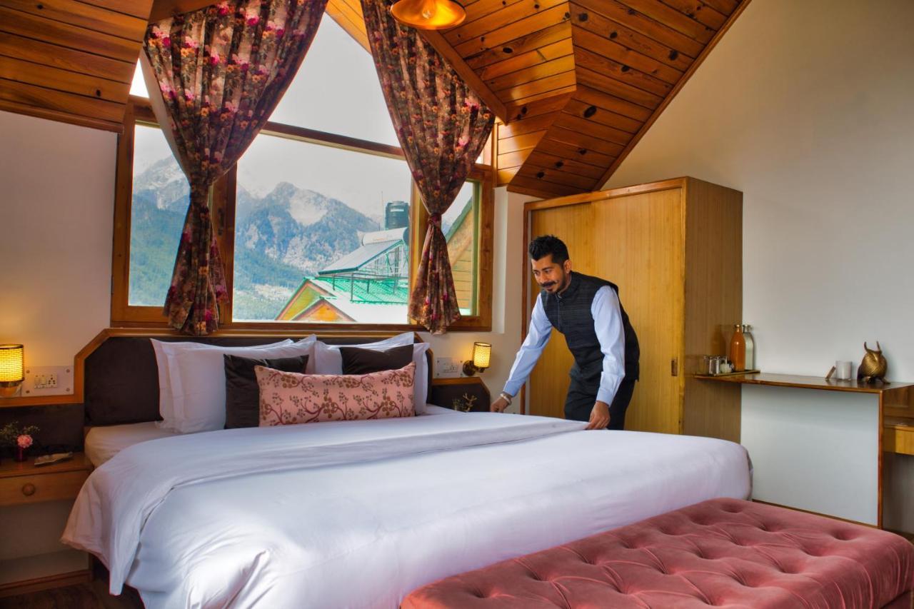The Wooden Chalet, Manali ภายนอก รูปภาพ